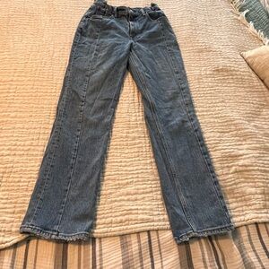 Abercrombie & Fitch Women's Straight Leg Blue Jeans